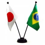 日本国旗・ブラジル国旗